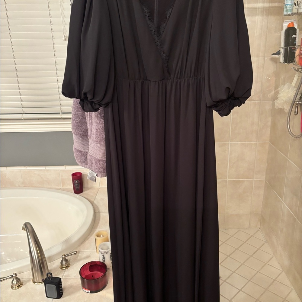 LFEN la femme en noir Odyssey maxi dress. Sold out online L - Picture 2 of 2